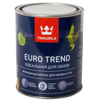EURO TREND А краска для обоев и стен 0,9 л.
