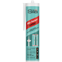 Герметик силиконовый санитарный белый SILA PRO Max Sealant 290мл Пеносил