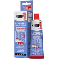 Герметик KUDO силиконовый универсальный прозрачный в тюбике 85 мл. KST-100 Герметик KUDO силиконовый универсальный прозрачный в тюбике 85 мл. KST-100