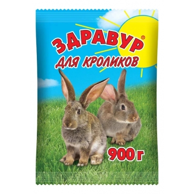 Здравур Для кроликов 900гр х10