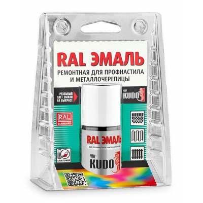 Эмаль ремонтная во флаконе с кисточкой RAL 5005 сигнально-синий KU- 7RAL5005