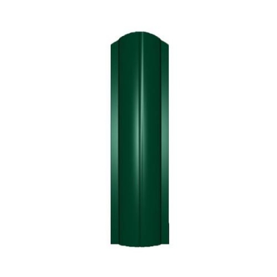 Евроштакетник полукруглый Зеленый мох 6005 длина 1,5м, ширина 130 мм г.Пенза