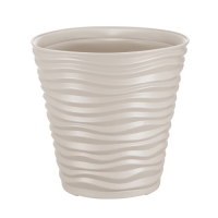 Кашпо ДЮНА D460мм H 450мм 50л Кремовый М3403