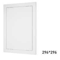 AD3030, Люк-дверца ревизионный нажимной 318х318 c фланцем 296х296