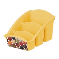 Емкость для специй с декором 223х150х120мм арт.4312122 Бытпласт