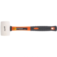 Киянка резиновая, 225г., белая резина, фибергласовая рукоятка //SPARTA арт.11128