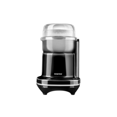 Кофемолка Centek CT-1365 Black,250Вт,165мл,безопасная блокировка,стальная чаша,прозрачная крышка