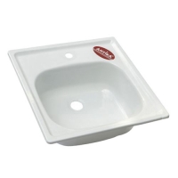 Мойка эмалированная унифицированная с/кроншт. ANTIKA (500 х 500) АМС-51101