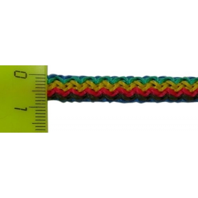 Шнур хозяйственный вязанный РАДУГА d=8мм (10м)