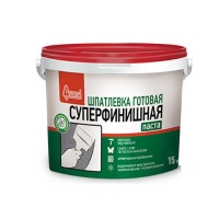 Шпаклевка готовая Суперфинишная 15кг Старатели Шпаклевка готовая Суперфинишная 15кг Старатели