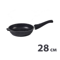 Сковорода 28см АП Гранит black со съемной ручкой и стеклянной крышкой арт.С028802 Сковорода 28см АП Гранит black со съемной ручкой и стеклянной крышкой арт.С028802