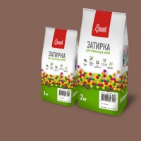 Затирка для плиточных швов 321 коричневая 1 кг Старатели