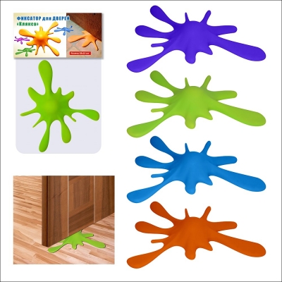 Фиксатор для двери Клякса 4цв., RC45-3