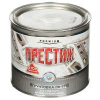 Грунтовка ГФ-021 КРАСНО-КОРИЧНЕВАЯ 20 кг. ПРЕСТИЖ
