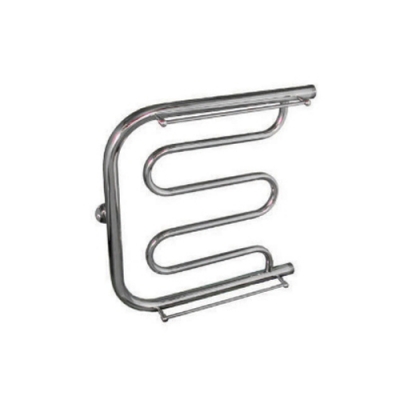 Полотенцесушитель ФОКСТРОТ с ПОЛКОЙ 600х600 мм - d32x2мм нержавейка полированная ф6060 САНАКС