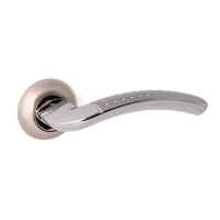 Ручки дверные Code Deco H-14026-A-NIS/CR Ручки дверные Code Deco H-14026-A-NIS/CR