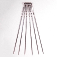 Шампур нерж., с кольцом и узором 600(450)х12х2 2К-049 арт.2К-049