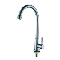 Кран водоразборный из нержавейки, крепление гайка "POTATO" P0042S