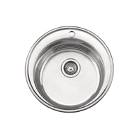 Мойка LEDEME врезная D51 т.0,8 круглая ГЛЯНЕЦ бол.сиф. (L85151) (+ сифон) Мойка LEDEME врезная D51 т.0,8 круглая ГЛЯНЕЦ бол.сиф. (L85151) (+ сифон)