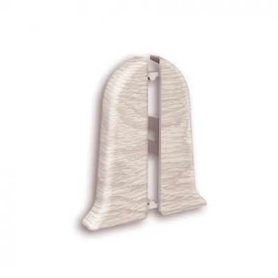 Торцевые (пара) для плинтуса 85мм "Идеал Классик" 230 Дуб айсберг