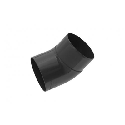Колено трубы 45 ПВХ - графит "АЛЬТА-ПРОФИЛЬ"