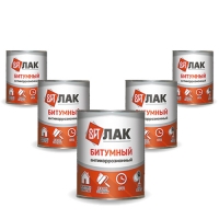 Лак битумный 0,8 кг. (Жест. банка) ЦАРИЦЫНСКИЕ КРАСКИ