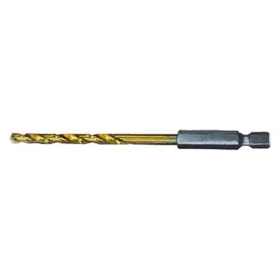 Сверло по металлу, 2,5 мм, HSS, нитридтитановое покрытие, 6-гранный хвостовик // MATRIX (717252)