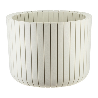 Кашпо ШАТО D380мм H300мм 29л белый ротанг М3040 Кашпо ШАТО D380мм H300мм 29л белый ротанг М3040