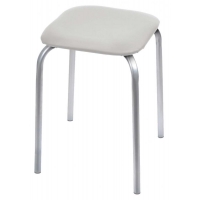 Табурет Классика-3 на 4-х опорах (квадратное сидение) светло-серый ТК03