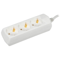 Удлинитель У03 3 места 2P+PE/5м 3х1мм2 10А/250В GENERICA арт.WYP10-10-03-05-Z-G