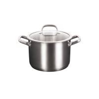 Кастрюля линии "LEON" 7л, д.24см, со стекл. крышкой "Kukmara"