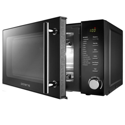 Печь микроволновая PMO 2002DG RUS, с грилем, 20л (POLARIS), Черный Печь микроволновая PMO 2002DG RUS, с грилем, 20л (POLARIS), Черный