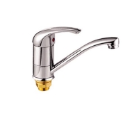 Смеситель для кухни с коротким изливом с гайкой . POTATO P4504-2 Смеситель для кухни с коротким изливом с гайкой . POTATO P4504-2