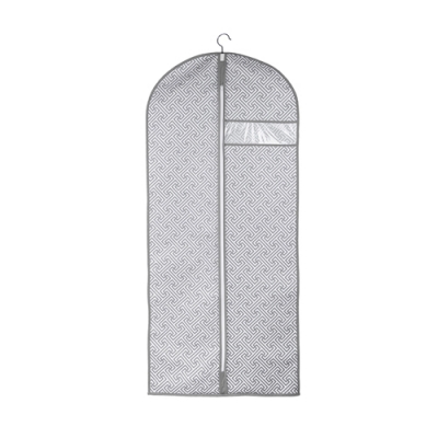Чехол для одежды "Орнамент", Д1300 Ш600, серый арт.UC-201