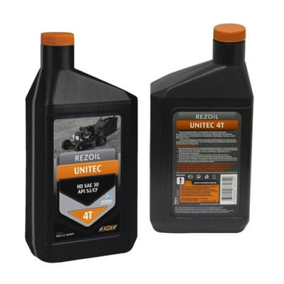 Масло REZOIL UNITEC 4-т минералн. HD SAE 30 API SJ/CF 0,946л REZER