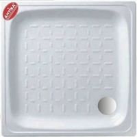 Поддон стальной эмалир. ANTIKA 0,8х0,8х0,15 APS-80101