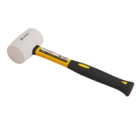 Киянка резиновая Ultima, 450 г, белая резина,фиберглассовая рукоятка арт.121031