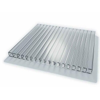 Сотовый поликарбонат 2,1м x 6м x 6мм б/цв SKYGLASS Сотовый поликарбонат 2,1м x 6м x 6мм б/цв SKYGLASS