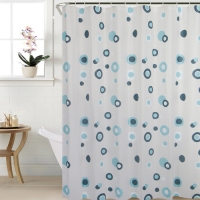 SWC-50-15 Штора YONA 180х180см голубой ПЕВА SWC-50-15 Штора YONA 180х180см голубой ПЕВА