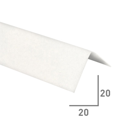 Угол Белый 20x20 мм "ИДЕАЛ" 2,7м 50 шт.