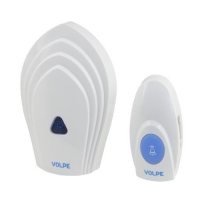 Звонок беспроводной VOLPE UDB-Q029W-R1T1-16S-80M-WH (16 мелодий, радиус 80 метров)