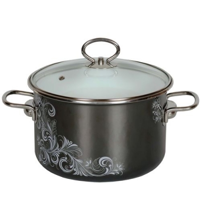 Кастрюля цил. 4л Iseberg, мокр. асф, 8SD205S