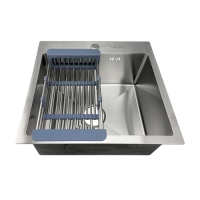 Мойка врезная 50х50 см толщина 3,0 х 0,8 мм ,глубина 200 мм + большой сифон FABIA PROFI 50503 Мойка врезная 50х50 см толщина 3,0 х 0,8 мм ,глубина 200 мм + большой сифон FABIA PROFI 50503