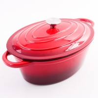 40639 Кастрюля чугун 3,5 л эмаль/покрытие красная MB (х2) "MAYER & BOCH"