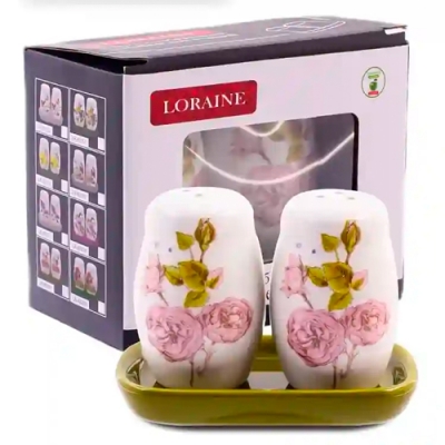 60261 Набор для специй 3пр Розовый сад доломит LR (х72) "MAYER & BOCH" 60261 Набор для специй 3пр Розовый сад доломит LR (х72) "MAYER & BOCH"