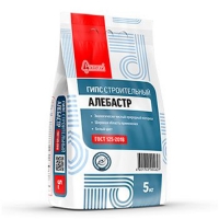 Алебастр (гипс строительный) Старатели 5 кг (1коробка-6шт)