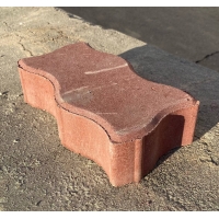 БРУСЧАТКА ВОЛНА (200*100*60) КРАСНАЯ (тбз)