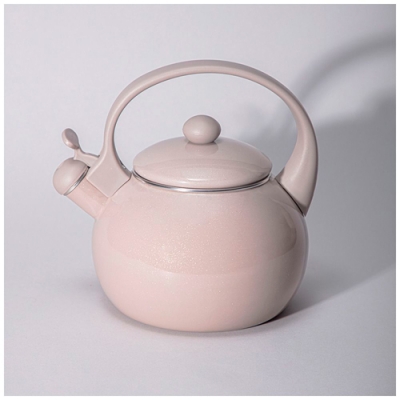 Чайник agness эмалированный со свистком серия "Charm", 2,2л 934-603