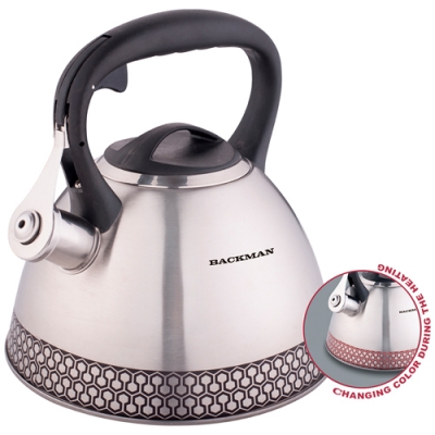Чайник со свистком BACKMAN BM-0708 3,0 л