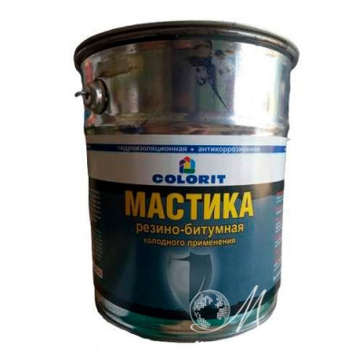 COLORIT Мастика резино-битумная 4кг ВЕДРО COLORIT Мастика резино-битумная 4кг ВЕДРО